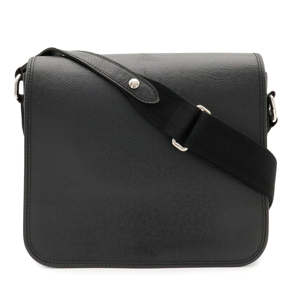LOUIS VUITTON Louis Vuitton Taiga Andrey Shoulder Bag Handbag Leather Ardoise...